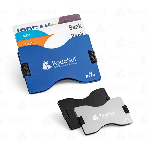 RD 93332-Porta cartões Personalizado com Bloqueio RFID